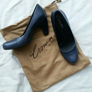 Born Crown Navy Blue Dress Shoe